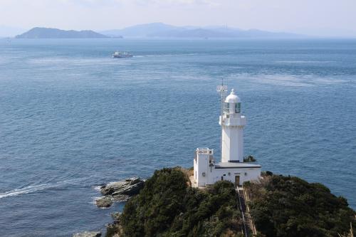 四国最西端　豊予海峡を見守る佐田岬灯台