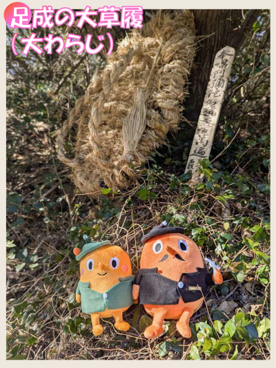 足成の大草履（大わらじ）