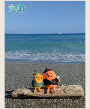 九町の海とサダンディーとチビダンディー