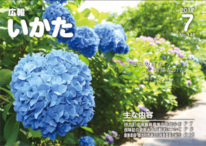 広報いかた2017年7月号表紙