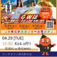 愛媛FCホームゲーム　チラシ