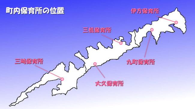 町内保育所位置図